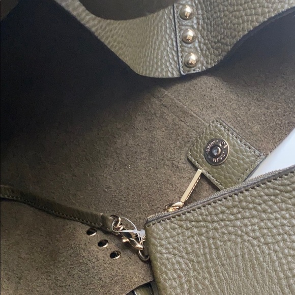 Rebecca minkoff navy green shoulder bag - Picture 8 of 8